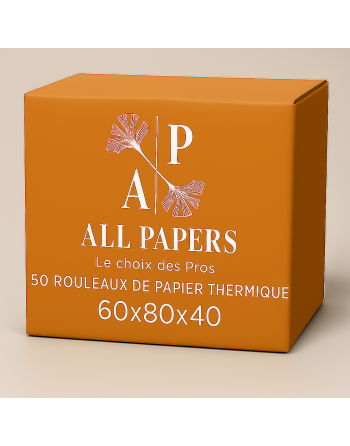 Emballage rouleaux thermiques 60x80x40