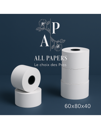 Rouleaux thermiques 60x80x40 avec logo all papers
