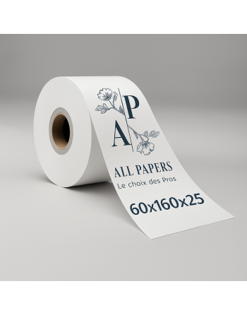 Rouleau thermique pour DAC 60x160x25 avec logo all papers
