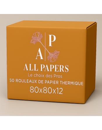 Emballage rouleaux caisse 80x80x12