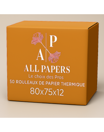 Emballage rouleaux caisse 80x75x12