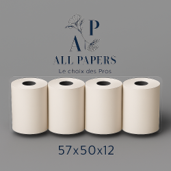 Image de 4 rouleaux thermiques 57x50x12