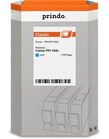 compatible CANON PFI-102C CYAN