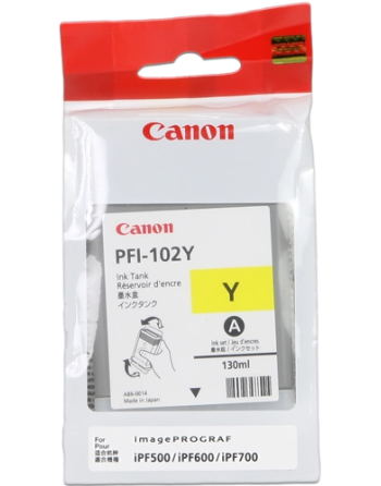 Canon PFI-102Y JAUNE