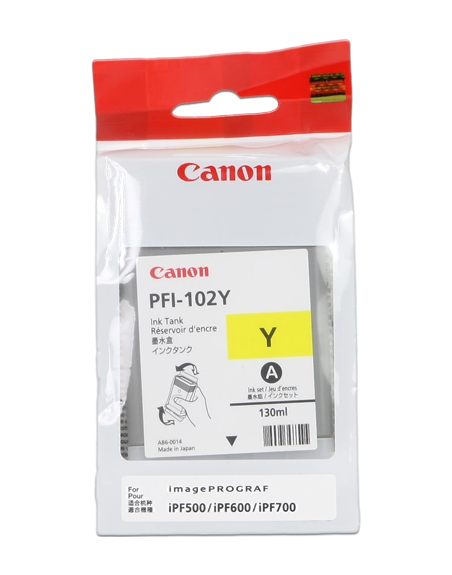 Canon PFI-102Y JAUNE