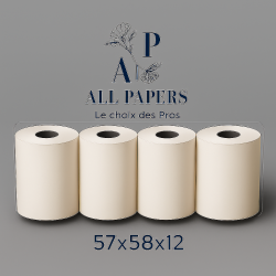Image de 4 rouleaux thermiques 57x58x12