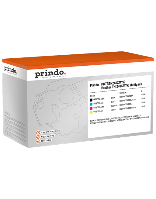 Toner multipack compatible TN248CMYK