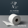 Image d'un rouleau pour Caisse et Balance 57x70x12 avec le logo de la marque All papers
