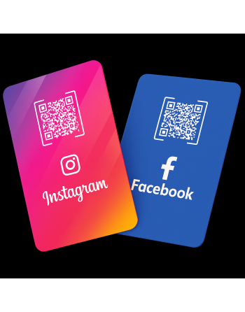 Carte de visite Spécial Réseaux sociaux