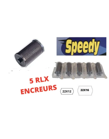 5 rlx Encreurs SPEEDY 22X12 ET 22X16