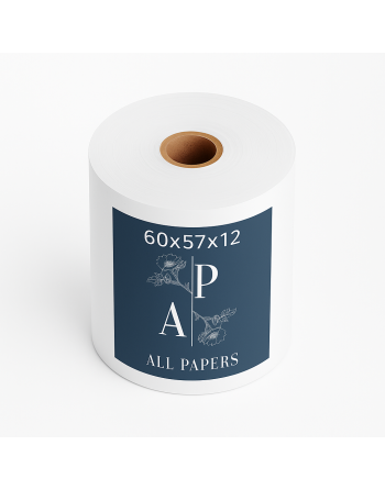 Image d'un rouleau pour Caisse et Balance 60x57x12 avec le logo de la marque All papers