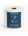 Image d'un rouleau pour Caisse et Balance 60x80x12 avec le logo de la marque All papers