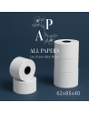 Rouleaux thermiques 62x85x40 avec logo all papers