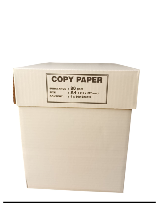 Box de 5 Ramettes de papier A4 Blanc ECO