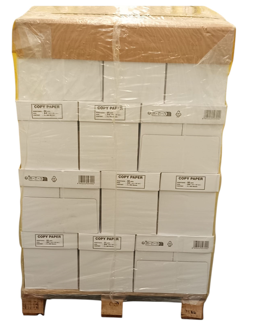 Palette de 40 box de Papier A4 Blanc ECO