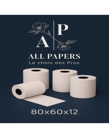 Rouleaux Caisse et balance 80x60x12 sans BPA – Fabrication Europe
