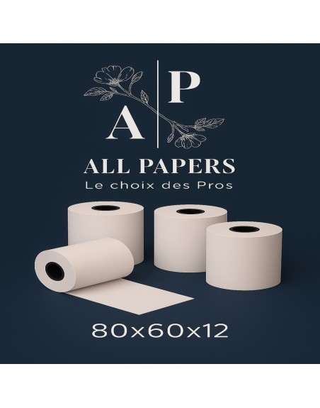 Rouleaux Caisse et balance 80x60x12 sans BPA – Fabrication française