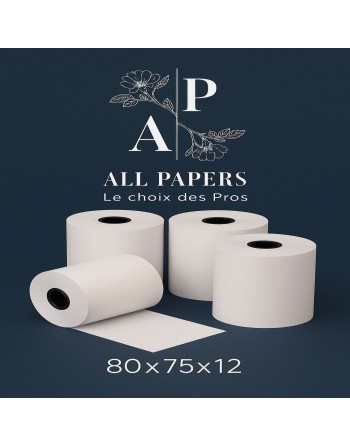 Rouleaux Caisse 80x75x12 sans BPA – Fabrication française
