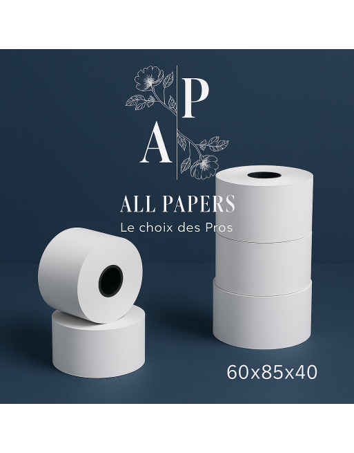 Rouleaux thermiques 60x85x40 avec logo all papers